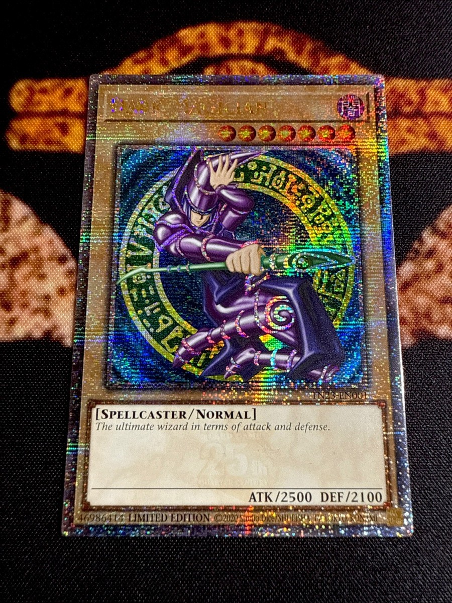 🔥YUGIOH • DARK MAGICIAN • QUARTER CENTURY SECRET RARE • TN23