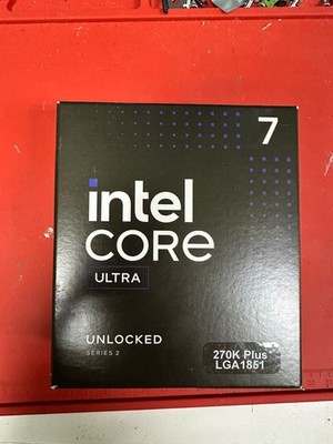 Intel Core Ultra 7 270K Plus Processor 24 cores (8 P-cores + 16 E-cores) NEW