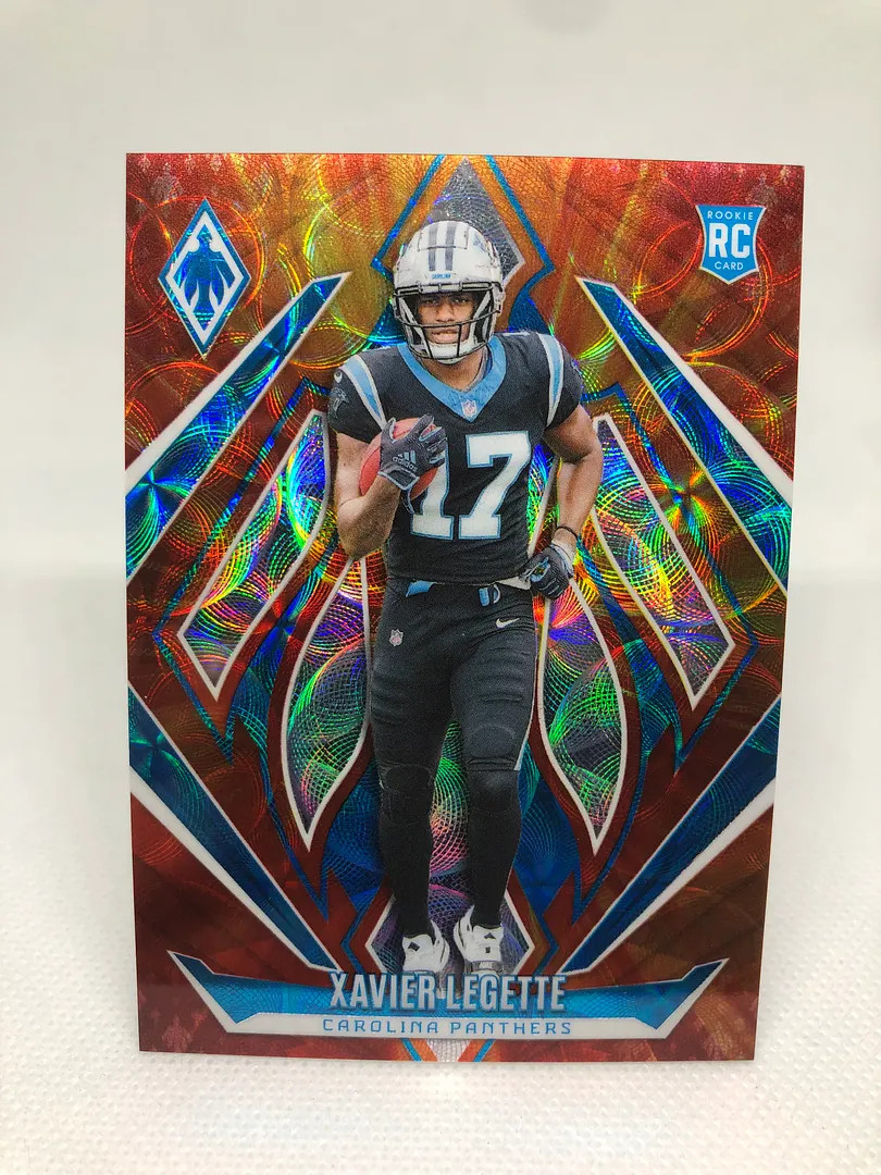 Xavier Legette 2024 Panini Phoenix Fireburst Prizm /350 Card #249 Panthers QTY