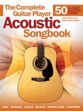 Complete Guitar Player Acoustic Songbook Chords Lyrics 50 Songs Music Book
