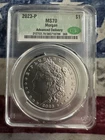2023-P MORGAN SILVER  $1 DOLLAR CAC MS70 - ADVANCED DELIVERY