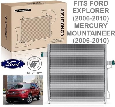 New AC Condenser For 2006-2010 Ford Explorer Mercury Mountaineer 4.0L 4.6L