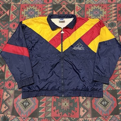 RARE Vintage 90s Apex One Windbreaker Sports Jacket Size XL. NBA.NFL.NCAA READ