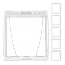 6 Pcs Clear Outlet Cover Outdoor Electrical Covers Waterproof Socket Guard