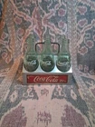 VTG Coca-Cola Aluminum 6 Bottle Carrier Holder  1950s Coke Metal Caddy