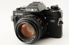   NEAR MINT  Minolta New X-700 35mm SLR Black MD 50mm f1.4 MF From JAPAN 107
