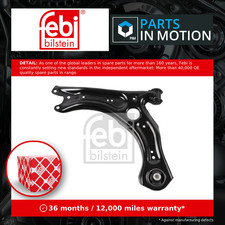 Image of Wishbone / Suspension Arm Front Lower, Left 175380 Febi Track Control 2Q0407151D