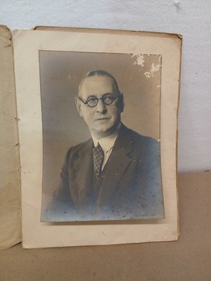 Antique Elliott & Fry London Portrait Photograph E.L. Goff Esq Baker St c1910 30
