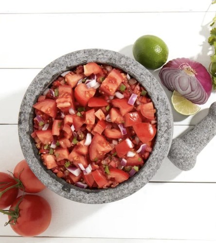 Casa Maria 8.5” Granite Stone Double Sided Mortar & Pestle - Picture 4 of 7