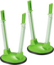 2 Pack Adjustable Freezer Bag Holder Stand Hands-Free Food Prep Bag Rack