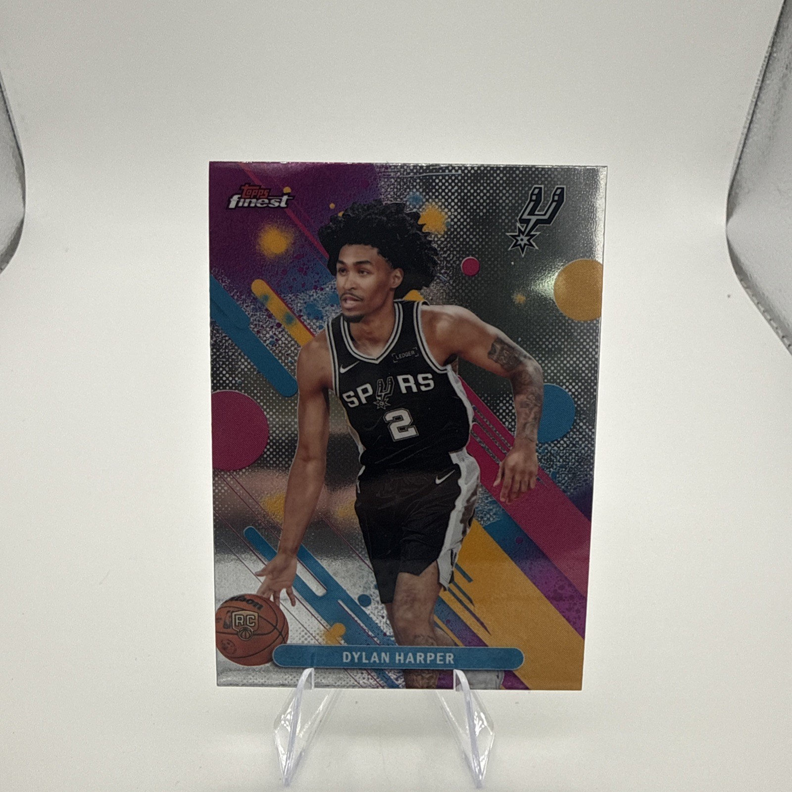 2025-26 Topps Finest - Dylan Harper Common #2 (RC) Spurs