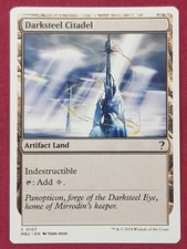 Magic The Gathering MYSTERY BOOSTER 2 MB2 DARKSTEEL CITADEL land card MTG