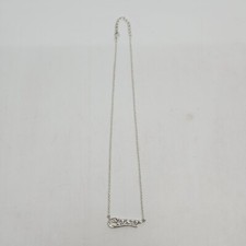 Silver Tone Zodiac Sign Cancer Astrology Pendant Necklace 18" Pre-owned