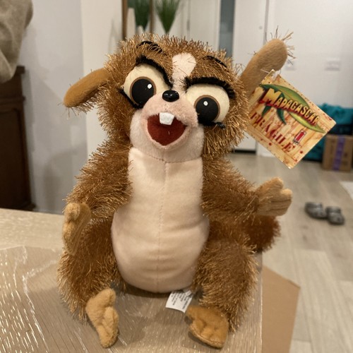 DreamWorks Madagascar Mort The Lemur Plush Nanco 2004 Rare New With Tags