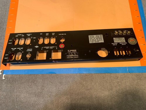 Pioneer SX-990 Stereo Receiver Parting Out - Rear Panel w/ Antenna Jacks