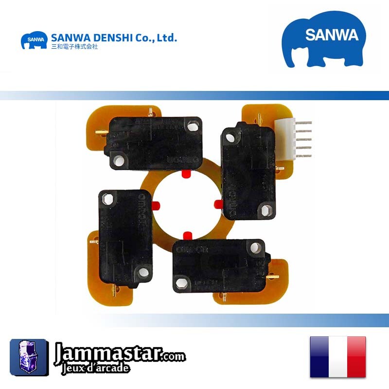 Plaque TP-MA Sanwa JLF pour réparer les directions défectueuses de votre manette arcade