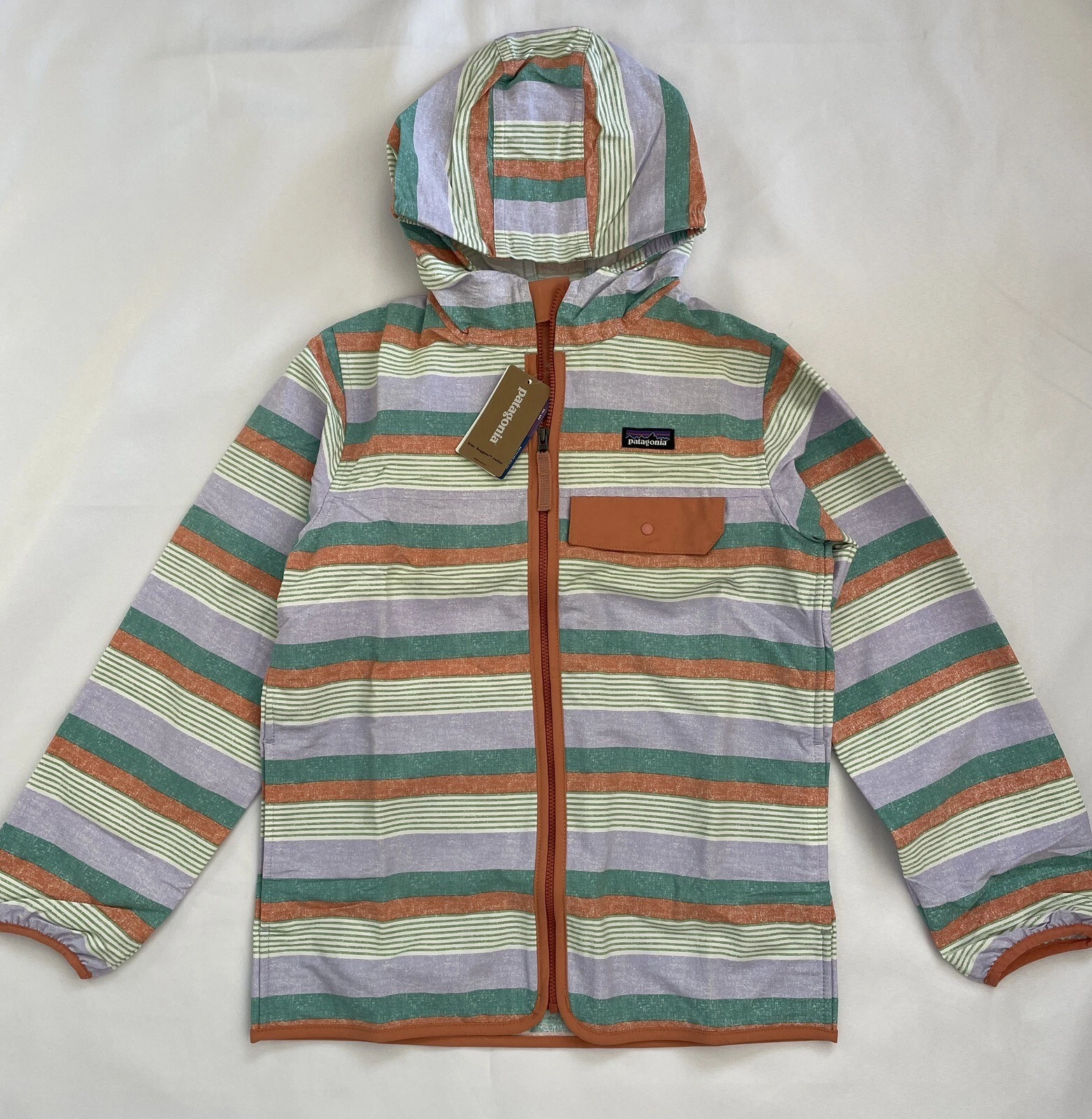 Patagonia Baggies Jacket Kids Youth Size XL 50+ UPF Windbreaker Rain
