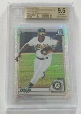 2020 Bowman Chrome 1st Mojo Refractor Robert Puason Rookie RC - BGS 9.5 GEM MINT