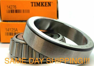Timken Single Row Taper Roller Bearing 14125A/14276 1.25x2.717x0.7813''