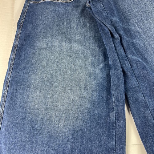 American Eagle Jeans Women 35x29 Super Hi Rise Ultra Wide Leg Blue Denim Tag 12R - Picture 4 of 20