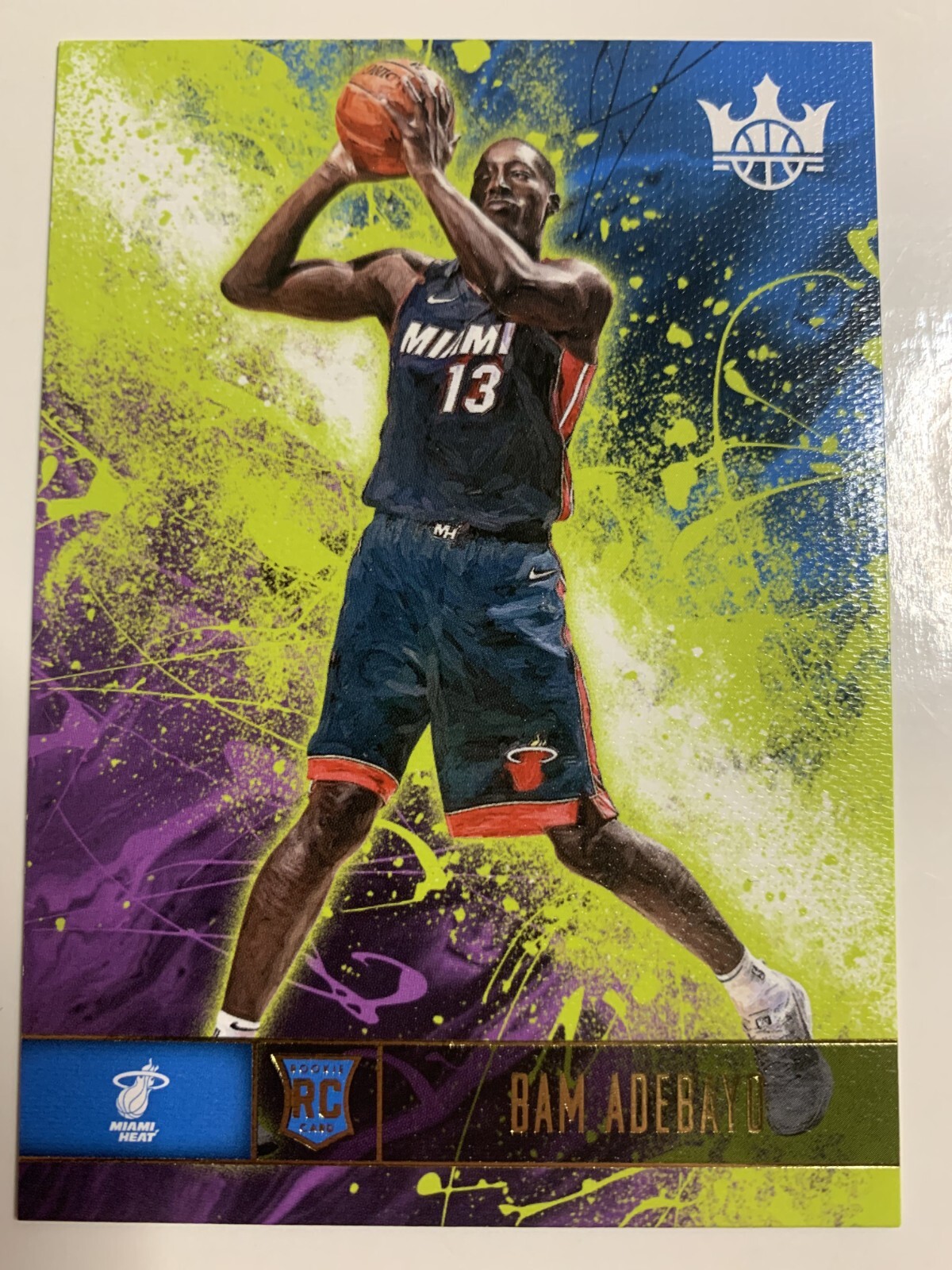 2017-18 Panini Court Kings RC #114 Level 1 I Bam Adebayo Miami Heat