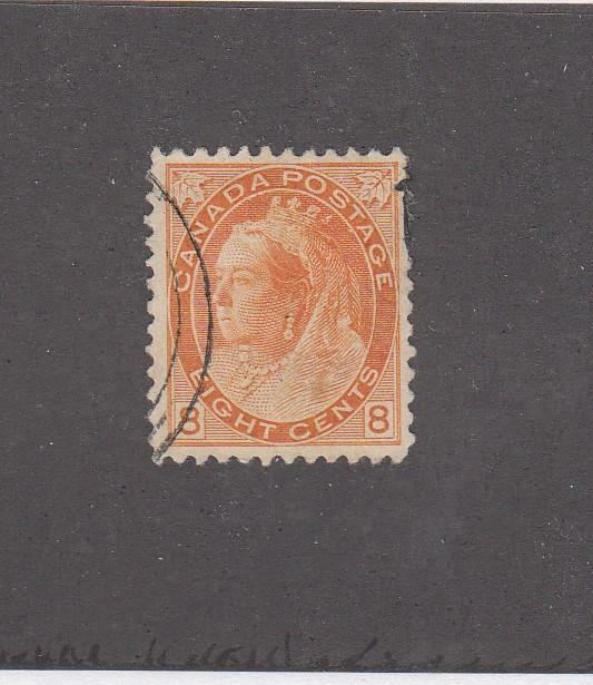 ちゅみ CANADA (MK6918) # 82 VF-USED 8cts 1898 QUEEN VICTORIA NUMERAL