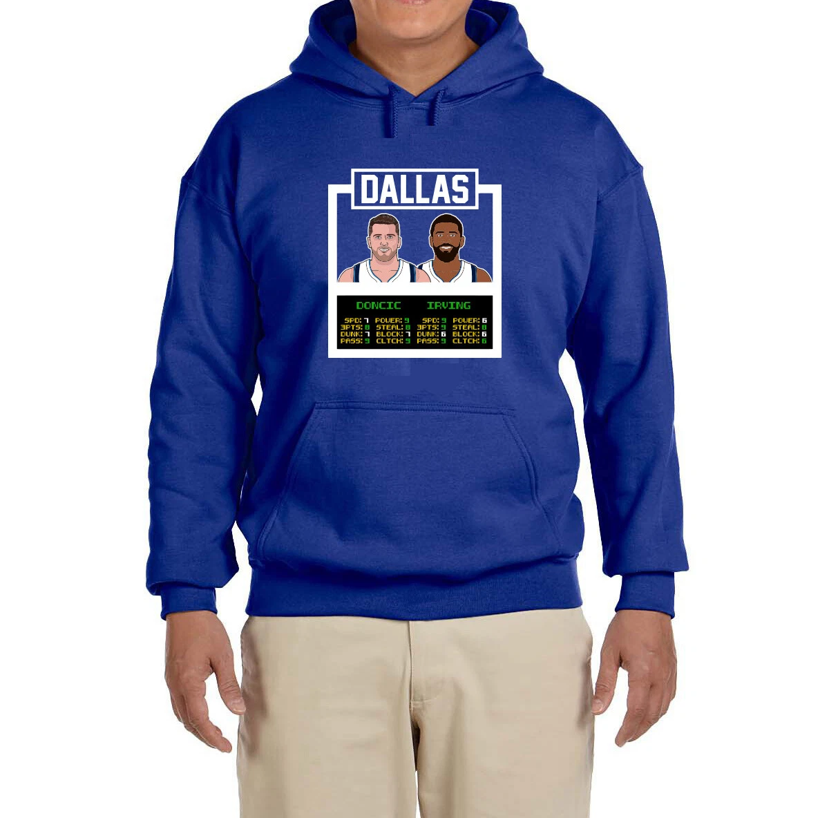 Dallas Mavericks Luka Doncic Kyrie Irving Jam Logo Hooded sweatshirt