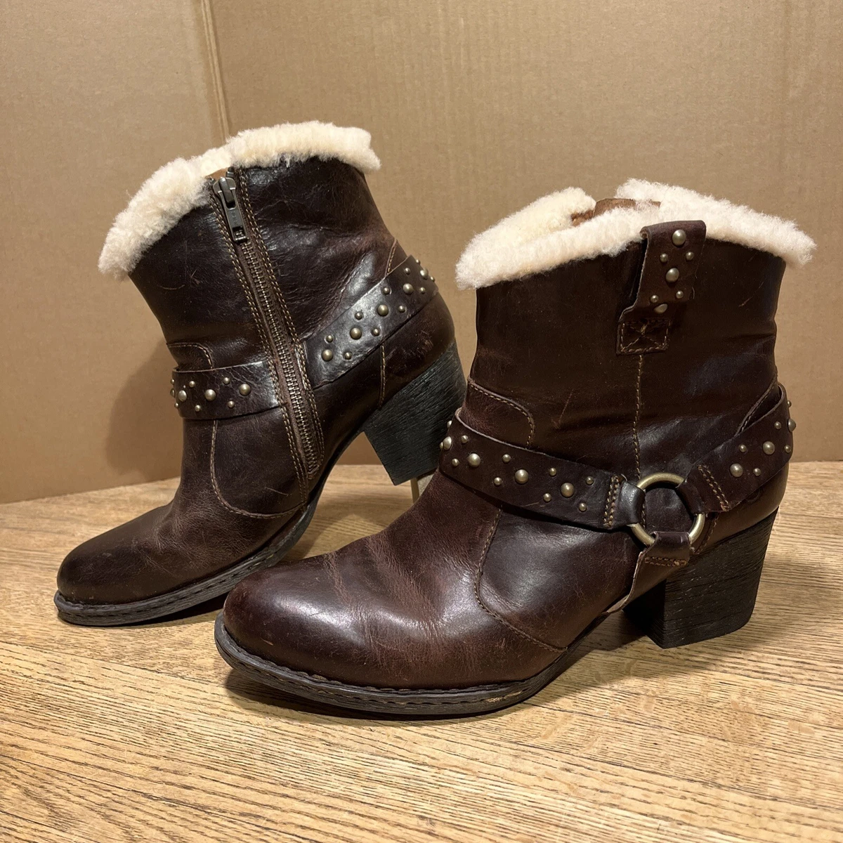 Born sheepskin boots sales