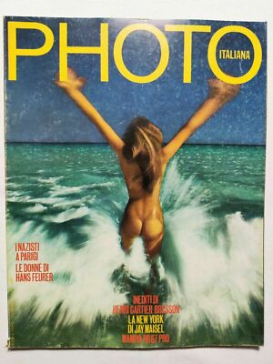 PHOTO ITALIANA RIVISTA N. 4-1975 COPERTINA MARC ROBIN-JAY MAISEL-CARTIER BRESSON