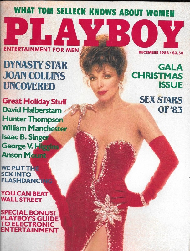 Playboy Magazine December 1983 Terry Nihen Playmate Sex Stars 1983 Joan Collins