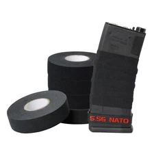 5 Roll Non-Slip Gun Grip Tape 1"x27yds Handle Protector Black