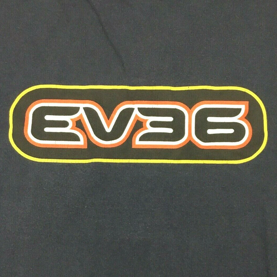 Camiseta De Colección Años 90 Eva 6 Bloque Deletrear Logo Rock Gira Concierto Gráfico Banda Camiseta M Foto 2 de 4