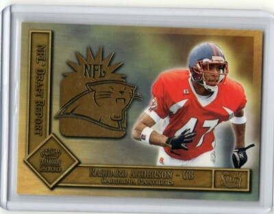 RASHARD ANDERSON 2000 Paramount NFL DRAFT REPORT #5 - PANTHERS