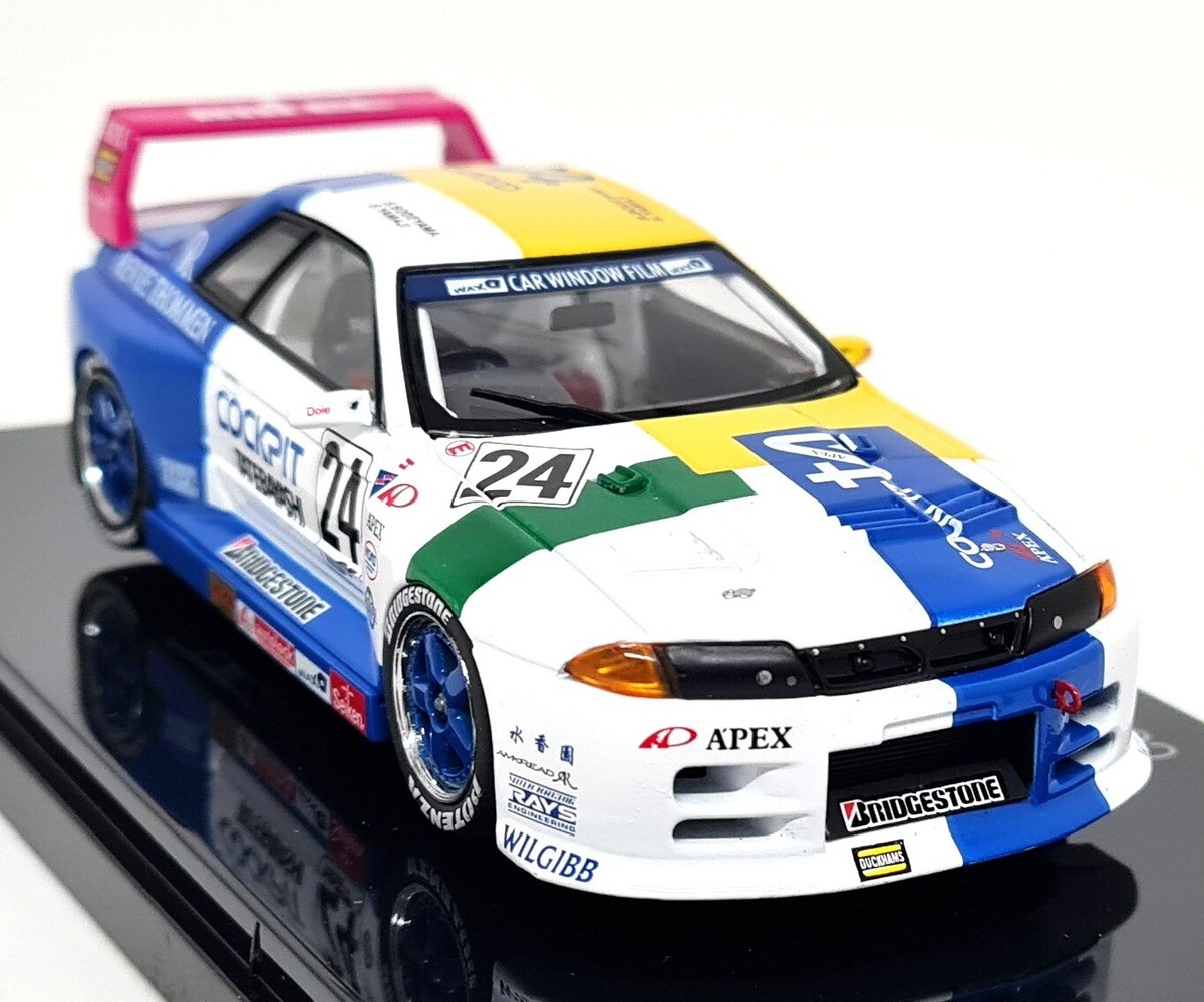 NISSAN SKYLINE GT-R R32  EBBRO　1/43 Ebbro 1/43 Nissan Skyline GT-R R32 Kyoseki Gr.A 1993 #55