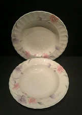 Mikasa Maxima Super Strong Fine China Soup Bowl Set Of 2- Freezer to Oven Safe