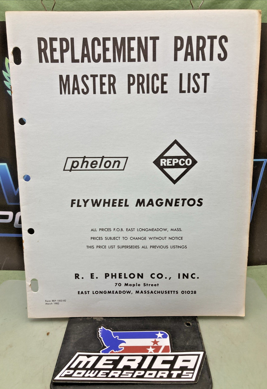 GENUINE PHELON REPCO FLYWHEEL MAGNETOS REPLACEMENT PARTS MASTER PRICE LIST  1982 - متجر لبان عمان