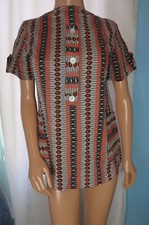 Vintage 50s Or 60  s Mod MCM Maternity Top Pockets Size Small