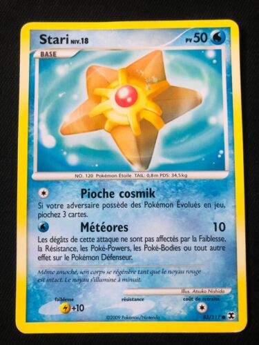 Carte Pokémon Stari 83/111 Platine Rivaux Émergeant - Photo 1/2