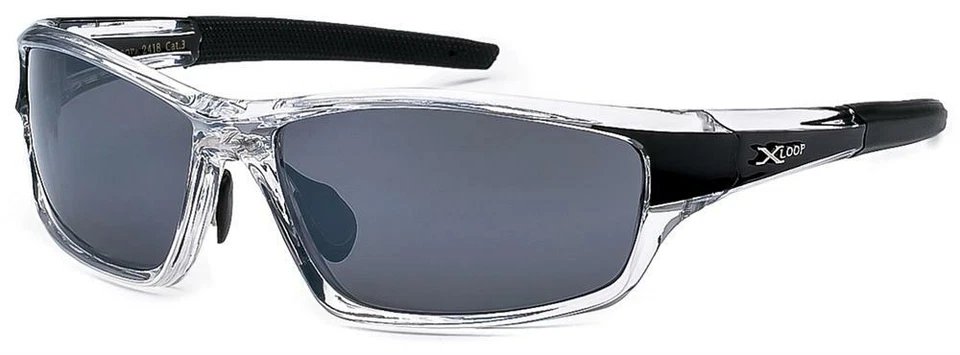 Mens Wrap Around Sunglasses Fashion Designer Rectangular Shades Sport Golf - Image 3 of 4