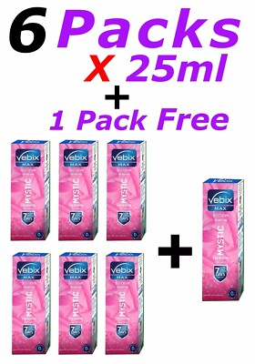 VEBIX MAX DEO CREAM MYSTIC FOR WOMEN (7 Packs X 25ml)