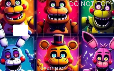FANAF Five Night At Freddys  Debit / Credit Card Skin Sticker Decal