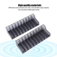 2 PCS Large Capacity Game Card Box Game CD Storage Stand Holder Bracket for PS4
