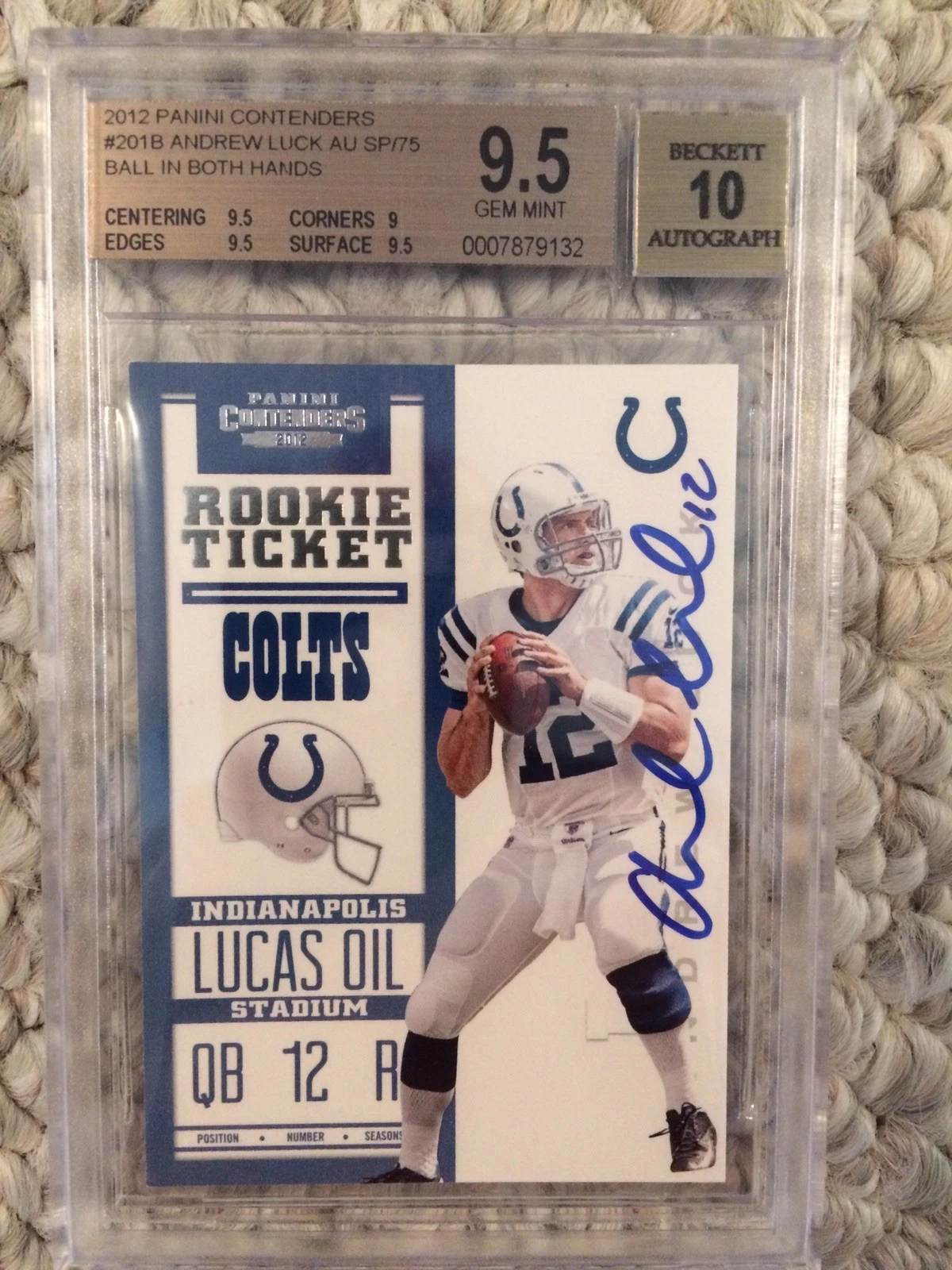Andrew Luck Panini Contenders #5 Base