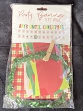 Advent Calendar party banner Days until Christmas