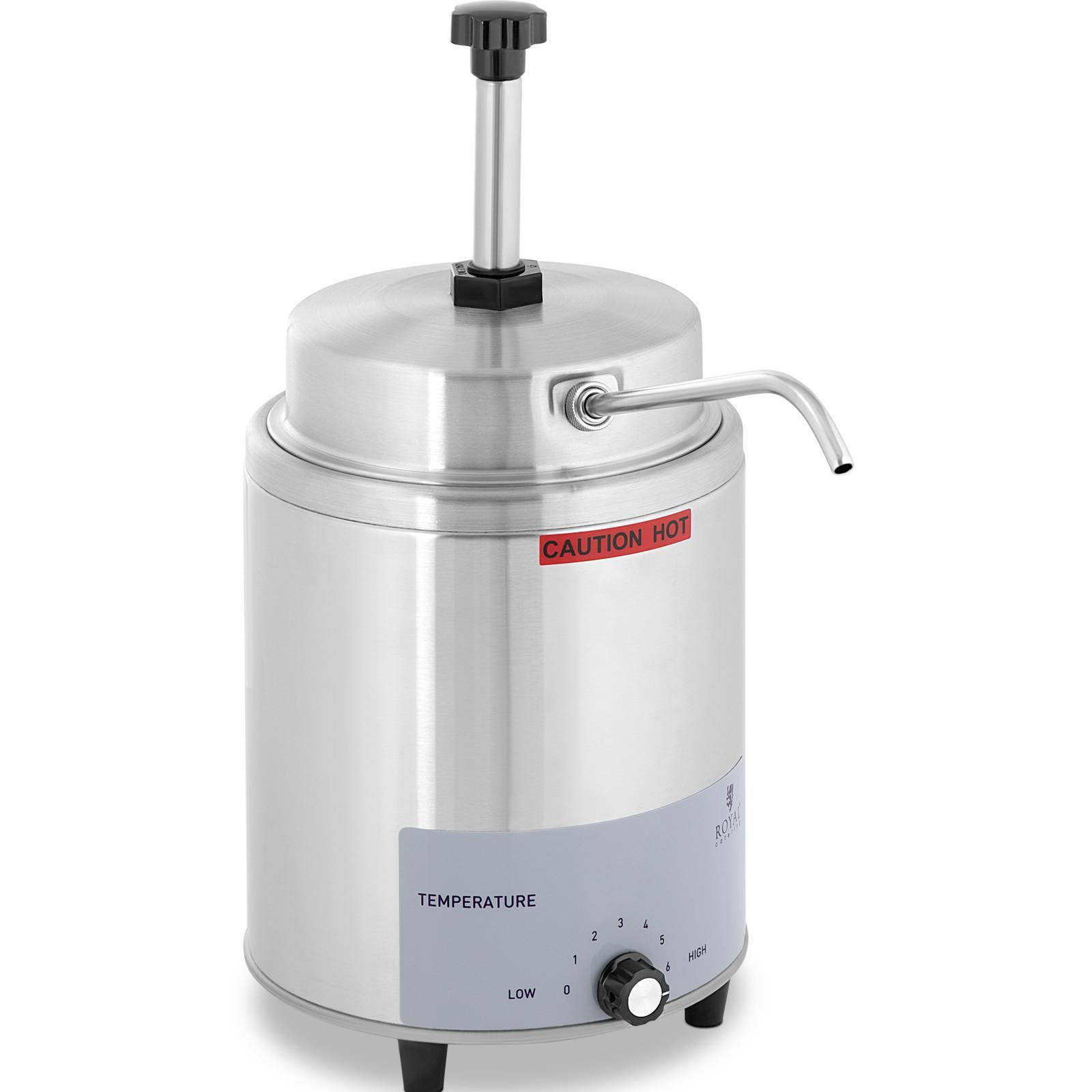 Saucenspender mit Warmhaltefunktion Pumpspender Dosierspender 4,5 l 550 W