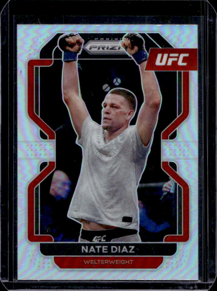 2022 Panini Prizm UFC Nate Diaz Silver #150