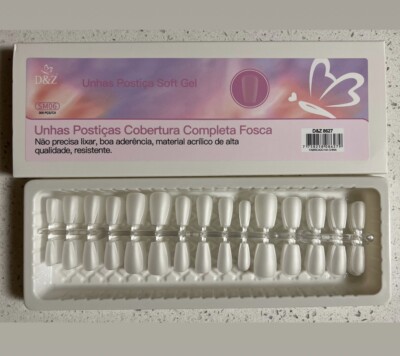 Unhas Postiças cobertura completa,nao precisa lixar,material acrílico resistente