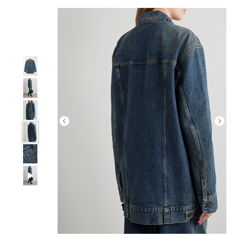 Khait Denim Grezzo Jacket Size  m  new image 3