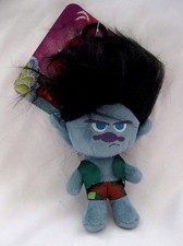 Trolls Branch Plush Toy Bag Clip Key Chains Coin Bag Clip On 8" Soft Plush-New 