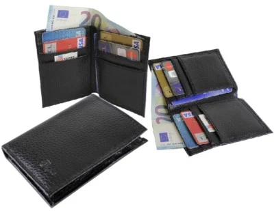 Étui à cartes Porte-cartes Porte billet Homme - Femme en Cuir - Photo 1/4